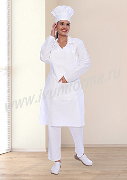Фартук пекаря женский арт. ПВ-04-03-БЗ