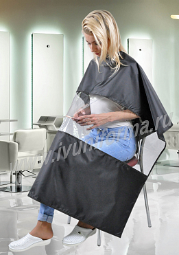 Пеньюар для парикмахера унисекс арт. УН-45-01-ТАФ