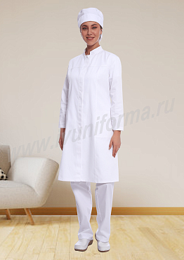 Халат женский арт. ПЩ-20-01-ТВ (ХАССП)
