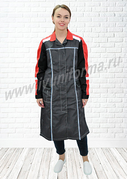 Халат рабочий женский арт. Р-20-258-ТВ